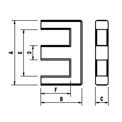 EE、EEL、EF型高導(dǎo)磁芯